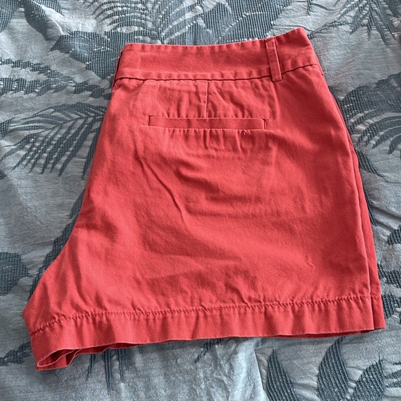 Ann Taylor Loft shorts, Sz 12 Coral/Burnt Rust color - Picture 2 of 2